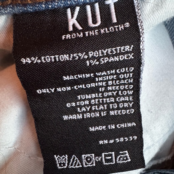 KUT FROM THE KLOTH Rachael High-Rise Fab Ab Mom Jeans size 10 - Picture 10 of 12